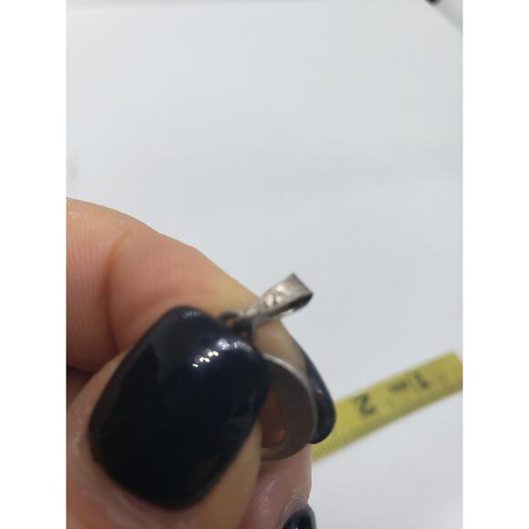 Sterling Silver 925 Letter O Initial Pendant Charm Small Dainty 0.95g Stamped - Picture 5 of 7